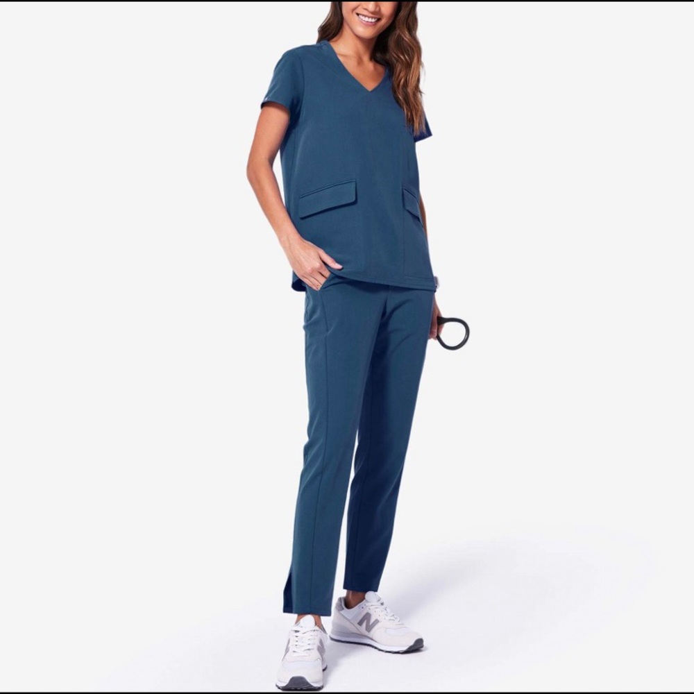 NWOT | Figs Scrubs | Caribbean Blue Scrub Pant